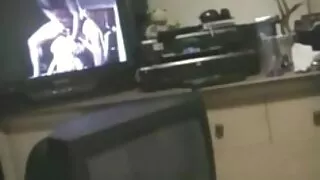 Kalė aktyviai mala gaidys kito meilužio ištvirkimas