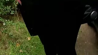 Brunetė žvėris toyed Pūlingas Vibratorius